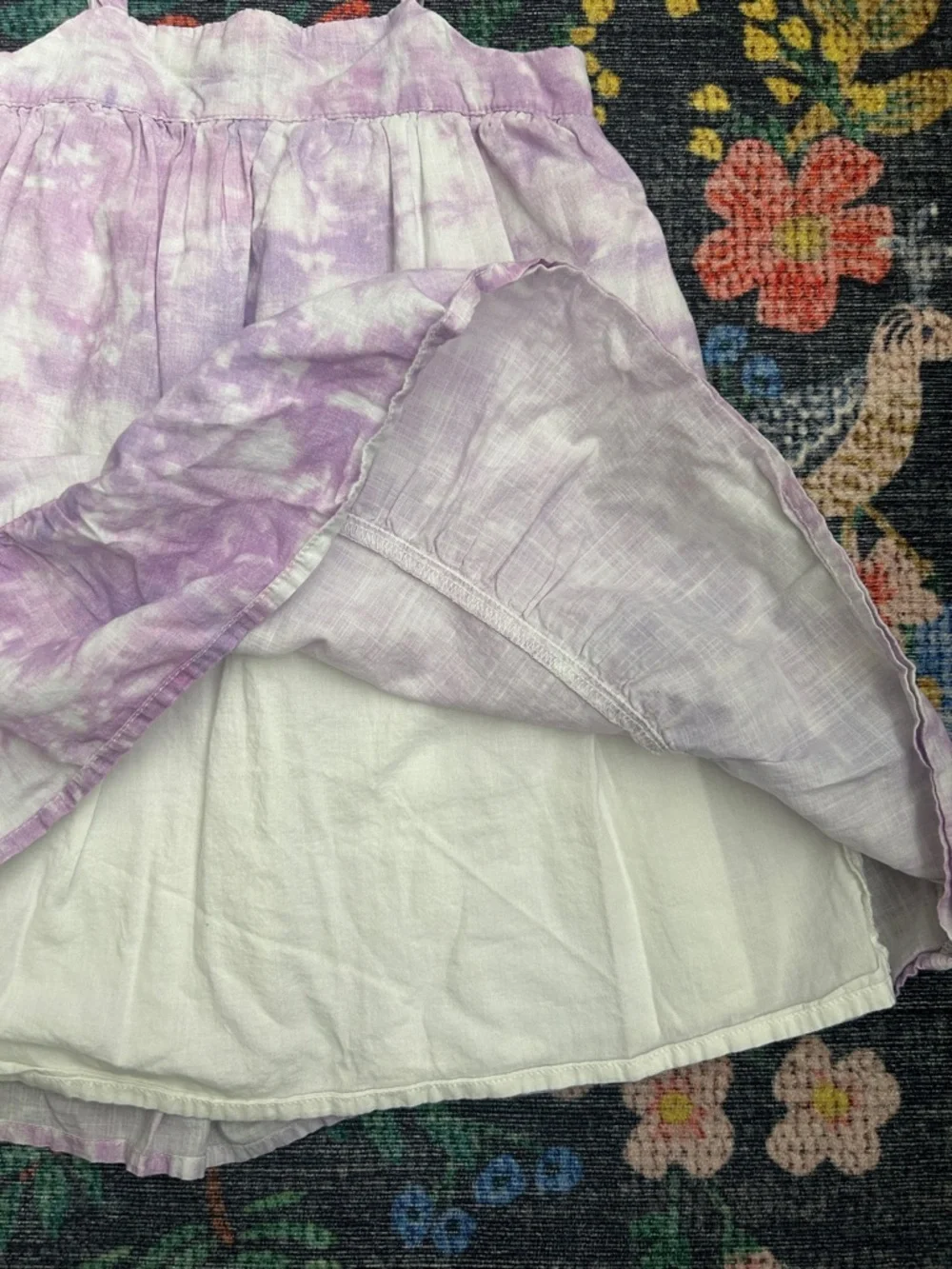Gap Purple Tie Dye Ruffle Sundress, Size 3T